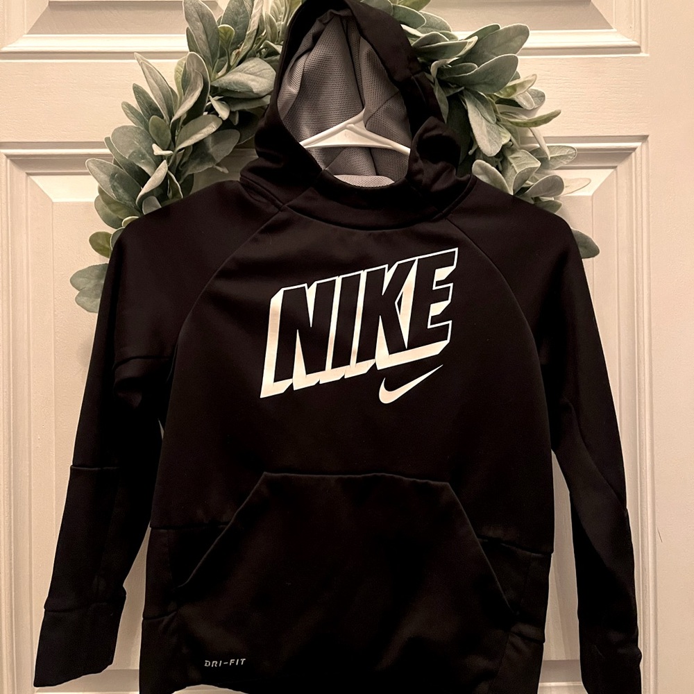 Nike Hoodie (YS) Black and White.